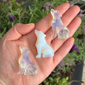 Ravenstone Crystals Little Opalite Wolf