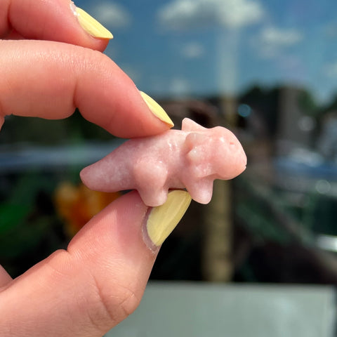 Ravenstone Crystals Little Pink Opal Axolotl