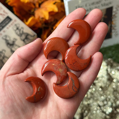 Ravenstone Crystals Little Red Jasper Moon