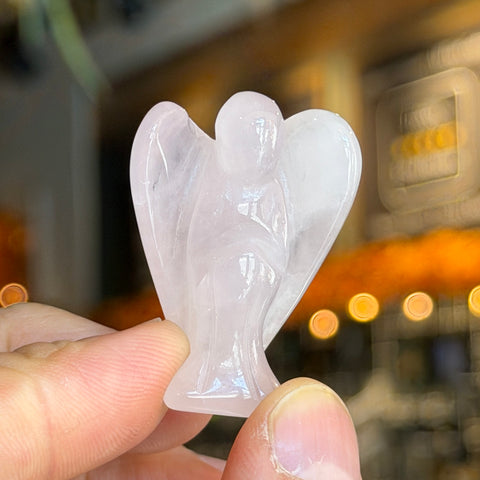 Ravenstone Crystals Little Rose Quartz Angel
