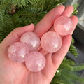 Ravenstone Crystals Little Rose Quartz Sphere
