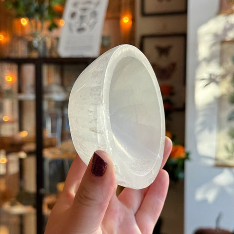 Ravenstone Crystals Little Selenite Bowl