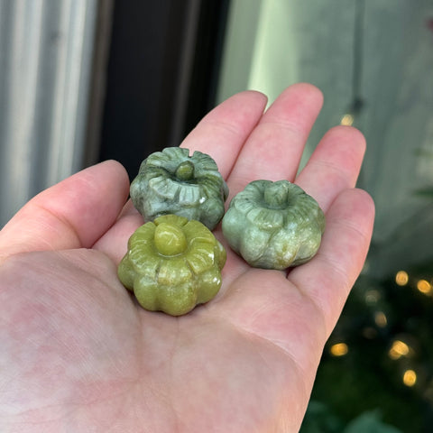 Ravenstone Crystals Little Serpentine Pumpkin