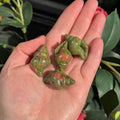 Ravenstone Crystals Little Unakite Shell