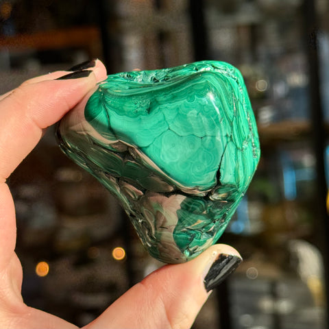 Ravenstone Crystals Malachite "David"