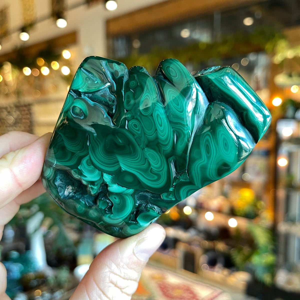 Ravenstone Crystals Malachite &quot;Emerald&quot;