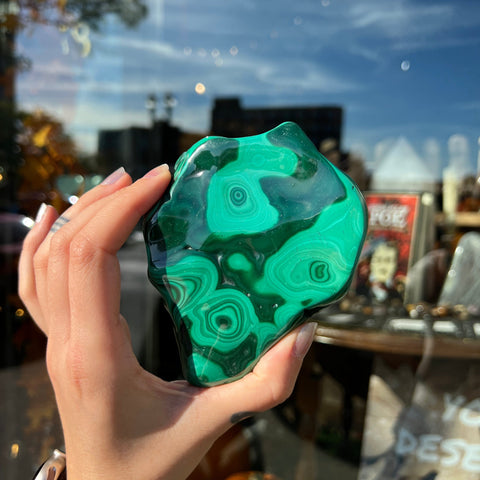 Ravenstone Crystals Malachite "Frank"