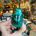 Ravenstone Crystals Malachite Frog "Cynthia"