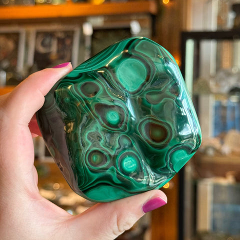 Ravenstone Crystals Malachite "Ophelia"