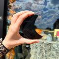 Ravenstone Crystals Midnight Lace Obsidian Moon "George"