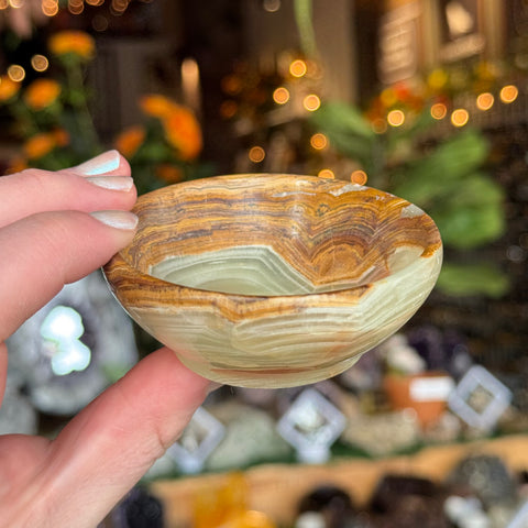 Ravenstone Crystals Mini Onyx Bowl