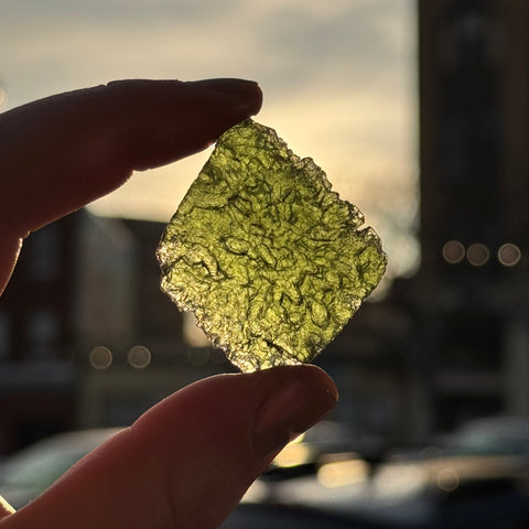 Ravenstone Crystals Moldavite (Museum-Grade) "Cassandra"