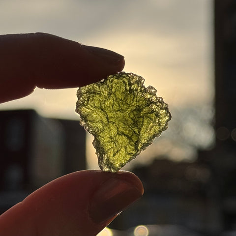 Ravenstone Crystals Moldavite (Museum-Grade) "Pandora"