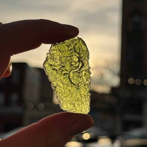 Ravenstone Crystals Moldavite (Museum-Grade) "Selene"