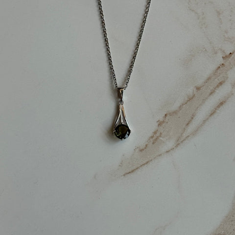 Ravenstone Crystals Moldavite Necklace "Ben"