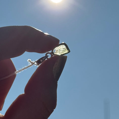Ravenstone Crystals Moldavite Necklace "Carlos"