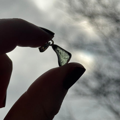 Ravenstone Crystals Moldavite Necklace "Eleni"