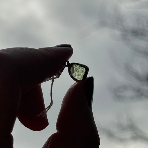 Ravenstone Crystals Moldavite Necklace "Estelle"