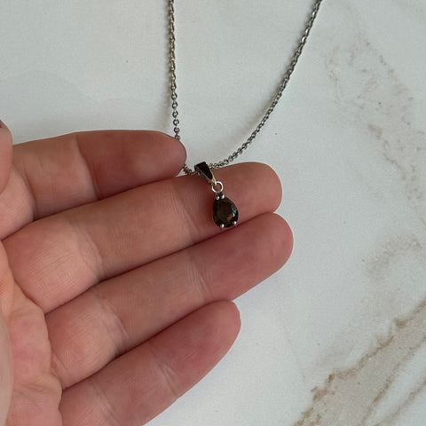 Ravenstone Crystals Moldavite Necklace "Katie"