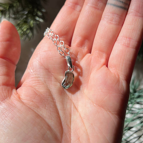 Ravenstone Crystals Moldavite Necklace "Kelsey"