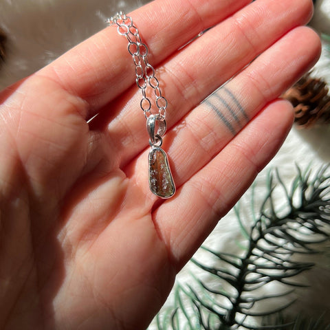 Ravenstone Crystals Moldavite Necklace "Maryanne"