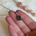 Ravenstone Crystals Moldavite Necklace "Mercedes"