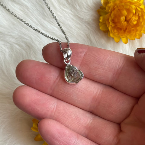 Ravenstone Crystals Moldavite Necklace "Nicole"