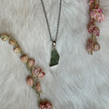 Ravenstone Crystals Moldavite Necklace "Rocky"