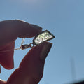 Ravenstone Crystals Moldavite Necklace "Rocky"