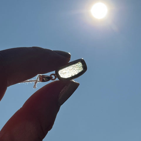 Ravenstone Crystals Moldavite Necklace "Sunny"