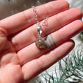 Ravenstone Crystals Moldavite Necklace "Susie"