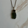 Ravenstone Crystals Moldavite Necklace "Zuri"