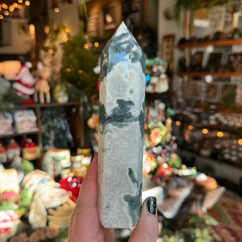 Ravenstone Crystals Moss Agate "Chloe"