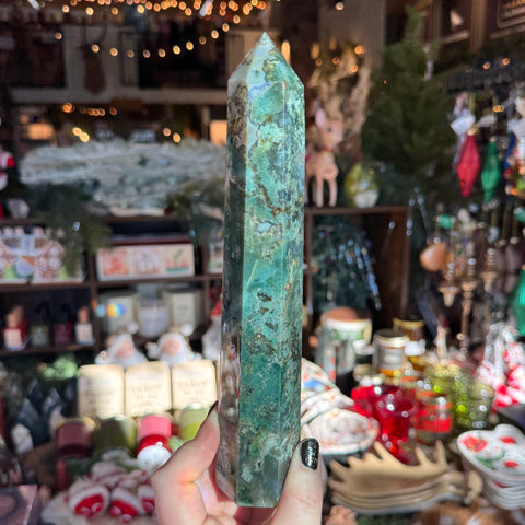 Ravenstone Crystals Moss Agate "Claudia"