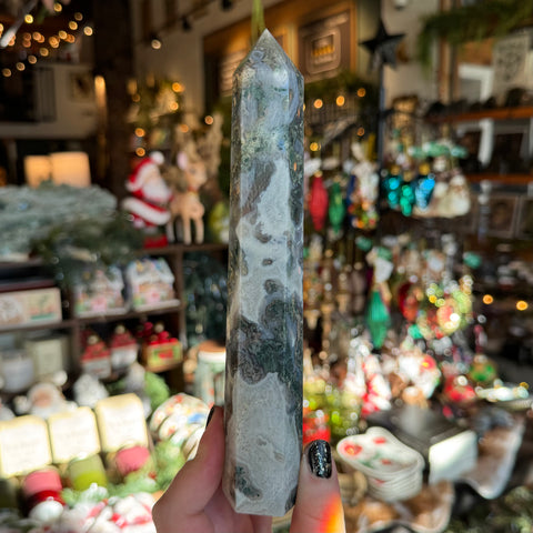 Ravenstone Crystals Moss Agate "Kim"