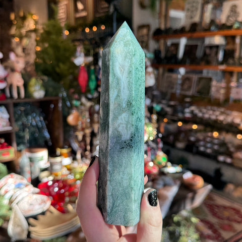 Ravenstone Crystals Moss Agate "Kylie"