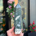 Ravenstone Crystals Moss Agate "Rhys"