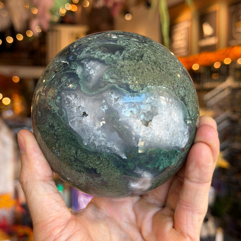 Ravenstone Crystals Moss Agate "Willow"