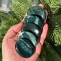 Ravenstone Crystals Moss Agate Worry Stone | Thumb Stone