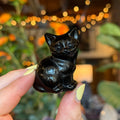 Ravenstone Crystals Obsidian Cat