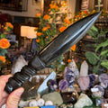 Ravenstone Crystals Obsidian Dagger "Clay"