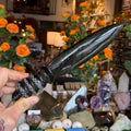 Ravenstone Crystals Obsidian Dagger "Colette"