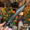 Ravenstone Crystals Obsidian Dagger "Gemma"