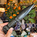 Ravenstone Crystals Obsidian Dagger "Opie"