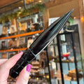 Ravenstone Crystals Obsidian Dagger "Otis"