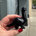 Ravenstone Crystals Obsidian Dinosaur "Janelle"