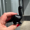 Ravenstone Crystals Obsidian Dinosaur "Jeanne"