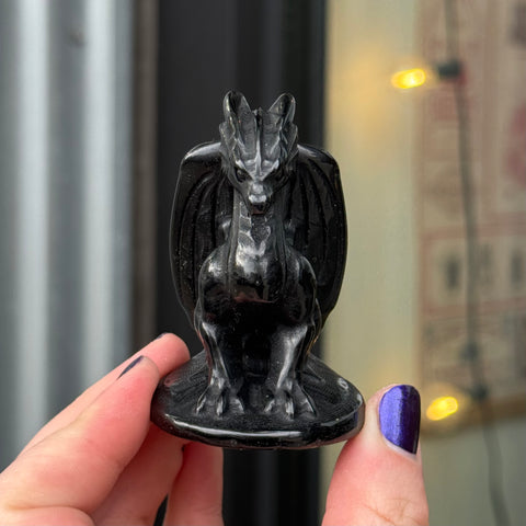 Ravenstone Crystals Obsidian Dragon "Aaron"