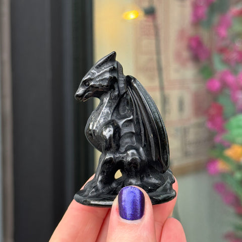 Ravenstone Crystals Obsidian Dragon "Jordan"