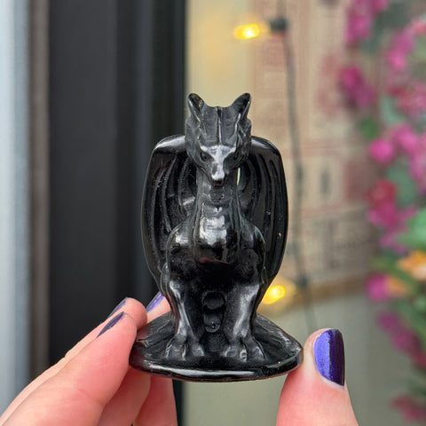 Ravenstone Crystals Obsidian Dragon "Jordan"